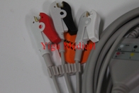 Cable del adulto ECG de la abrazadera de la ventaja de las piezas de recambio de 98ME01AB001 ECG tres