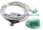 Paquete compatible del individuo del cable de la ventaja del Leadwire 5 de los accesorios del equipamiento médico