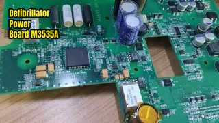 Piezas de la máquina desfibriladora