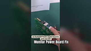 Reemplazo de reparación de la placa de alimentación del monitor paciente DASH2500
