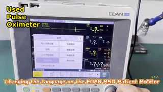 Una mirada más cercana: oxímetro de pulso usado Mindray PM50 detector de saturación de oxígeno en sangre